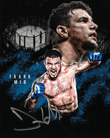 Frank Mir Autographed UFC Ultimate Fighting Championship/MMA Collage 8x10 Photo-Powers Sports Memorabilia