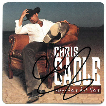 Chris Cagle Autographed Anywhere But Here 4x4 Photo Card- COA (Capitol Records)-Powers Sports Memorabilia