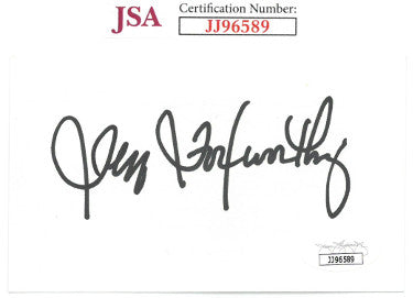 Jeff Foxworthy Autographed 3x5 Index Card- JSA #JJ96589 (Comedian/Blue Collar Comedy)-Powers Sports Memorabilia
