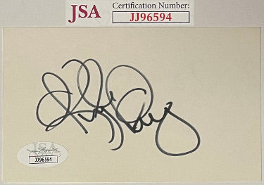 Kyle Petty Autographed NASCAR 3x5 Index Card- JSA #JJ96594-Powers Sports Memorabilia