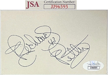 Richard Petty Autographed 3x5 Index Card- JSA #JJ96595 (NASCAR/THE KING/HOF)-Powers Sports Memorabilia