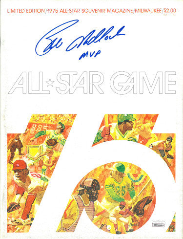 Bill Madlock Autographed Vintage 1975 All Star Game Official Souvenir Magazine/Program w/ MVP- JSA (Milwaukee/Chicago Cubs)-Powers Sports Memorabilia