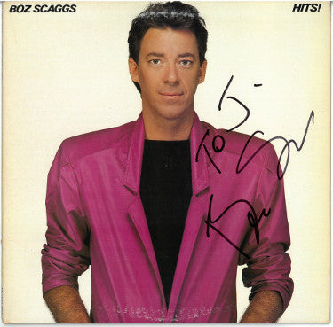 Boz Scaggs Autographed 1980 HITS! Album Cover/LP/Vinyl NO Record to J- JSA #JJ96543-Powers Sports Memorabilia
