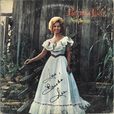 Brenda Lee Autographed 1973 New Sunrise Album Cover/LP/Vinyl/Record w/ Love- JSA #JJ96540-Powers Sports Memorabilia