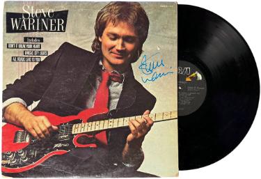 Steve Wariner Autographed 1982 Selt Titled Album Cover/LP/Vinyl Record- JSA #JJ96568 (bends)-Powers Sports Memorabilia