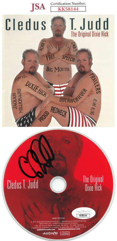 Cledus T. Judd Autographed 2003 The Original Dixie Hick Album CD w/ Cover & Case- JSA #KK58144-Powers Sports Memorabilia