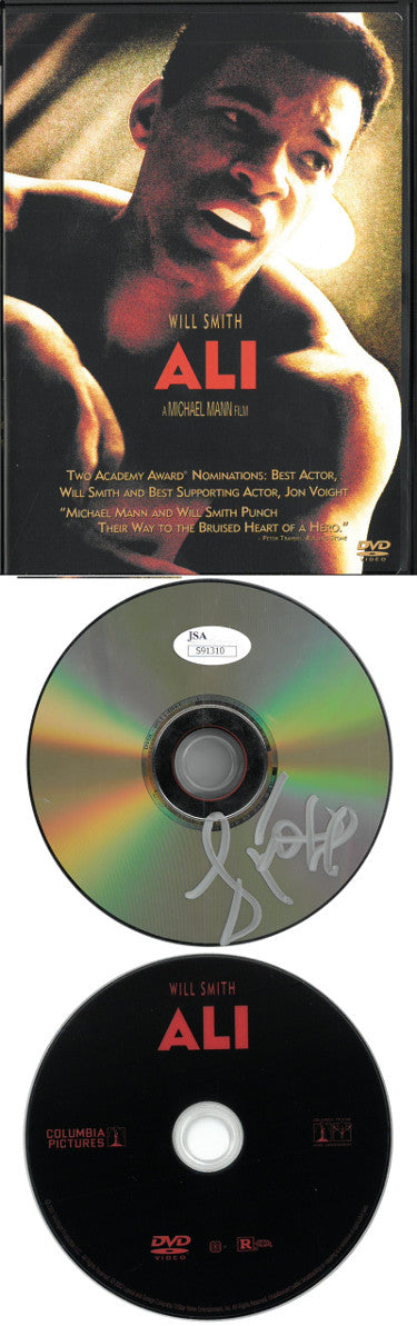 Jamie Foxx 2002 Ali Movie DVD w/ Case/Disc- JSA #S91310 (Will Smith) - Autographed-Powers Sports Memorabilia