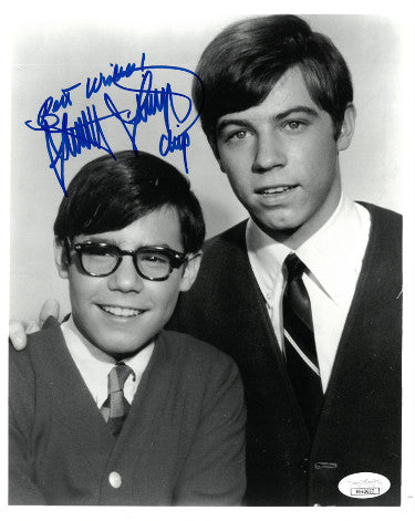 Stanley Livington Autographed My Three Sons B&W 8x10 Photo Best Wishes & Chip- JSA #EE63667-Powers Sports Memorabilia
