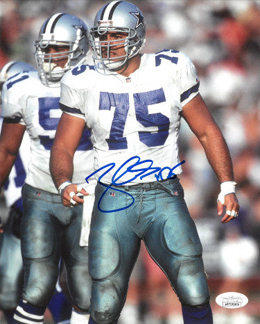 Tony Casillas Autographed Dallas Cowboys 8X10 Photo #75- JSA Witnessed-Powers Sports Memorabilia
