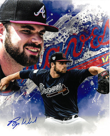 Bryse Wilson Autographed Atlanta Braves Collage 8x10 Photo-Powers Sports Memorabilia