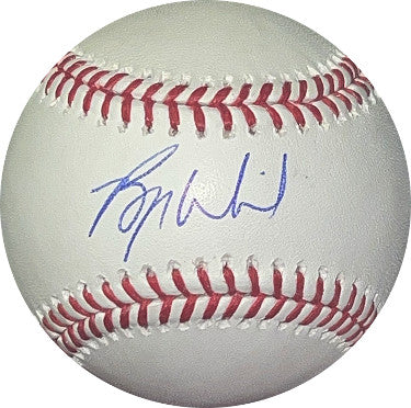 Bryse Wilson Autographed Rawlings Official Major League Baseball- JSA (Atlanta Braves)-Powers Sports Memorabilia