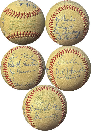 1962 Washington Senators Autographed OAL Reach Baseball ?Çô Cronin 13-sigs ?Çô Jimmy Piersall, Gene Woodling, Dave Stenhouse-Powers Sports Memorabilia