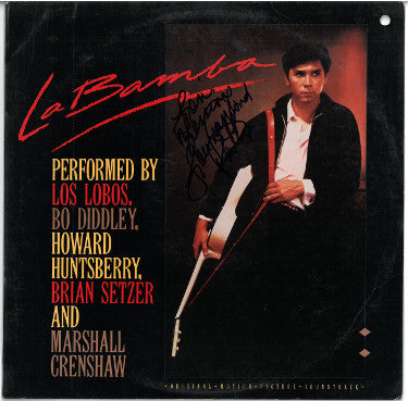 Lou Diamond Phillips Autographed 1987 La Bamba Album Cover/LP/Vinyl-JSA #JJ96514- To Lori (Motion Picture Soundtrack)-Powers Sports Memorabilia