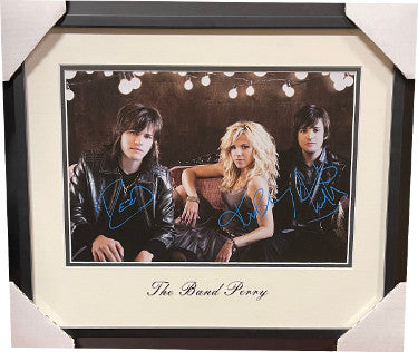 The Band Perry Autographed 11 x 14 Photograph- Kimberly, Reid and Neil Perry-JSA #AC92838- 3 sigs Custom Framing-Powers Sports Memorabilia