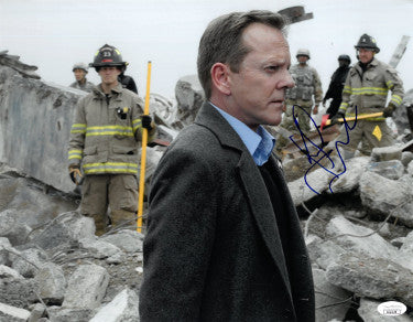 Kiefer Sutherland Autographed Designated Survivor TV 11x14 Photo- JSA #II11179 (President Tom Kirkman)-Powers Sports Memorabilia