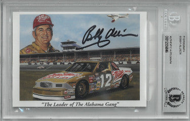 Bobby Allison Autographed NASCAR 5"x3.5" Photo- BAS/Beckett #00012556846 (Leader of the Alabama Gang)-Powers Sports Memorabilia