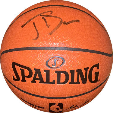 Joe Dumars Autographed Spalding NBA I/O Rep Game Ball Series Basketball- JSA Witnessed (Detroit Pistons)-Powers Sports Memorabilia