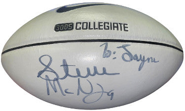 Steve McNair Autographed Nike Collegiate Full Size Football #9 To Layne- JSA #LL60525 (Alcorn State/Tennessee Titans)-Powers Sports Memorabilia