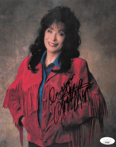 Loretta Lynn Autographed Country Music Legend 8x10 Photo w/ Love You- JSA #LL60500-Powers Sports Memorabilia
