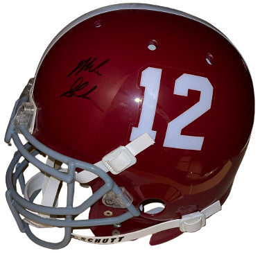Mike Shula Autographed Alabama Crimson Tide Official Authentic #12 Schutt NCAA Helmet Roll Tide- JSA #LL60527-Powers Sports Memorabilia