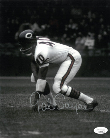 Gale Sayers Autographed Chicago Bears 8x10 Photo- JSA #LL60570-Powers Sports Memorabilia