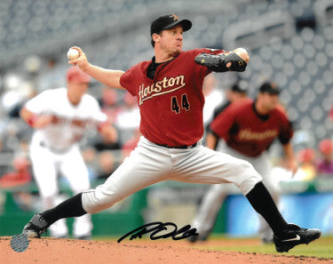 Roy Oswalt Autographed Houston Astros 8x10 Photo- AWM Hologram (horizontal)-Powers Sports Memorabilia