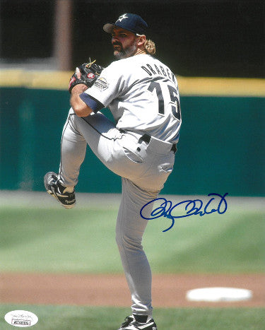 Doug Drabek Autographed Houston Astros 8x10 Photo- JSA Witnessed (1990 NL CY Young Winner)-Powers Sports Memorabilia
