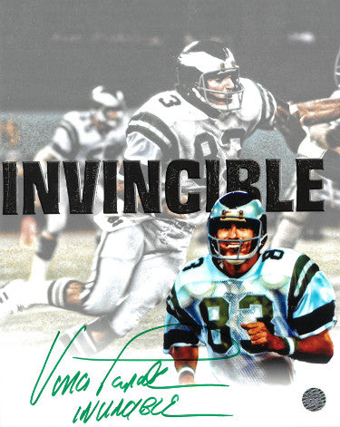 Vince Papale Autographed Philadelphia Eagles Collage 8x10 Photo Invincible- AWM Hologram-Powers Sports Memorabilia