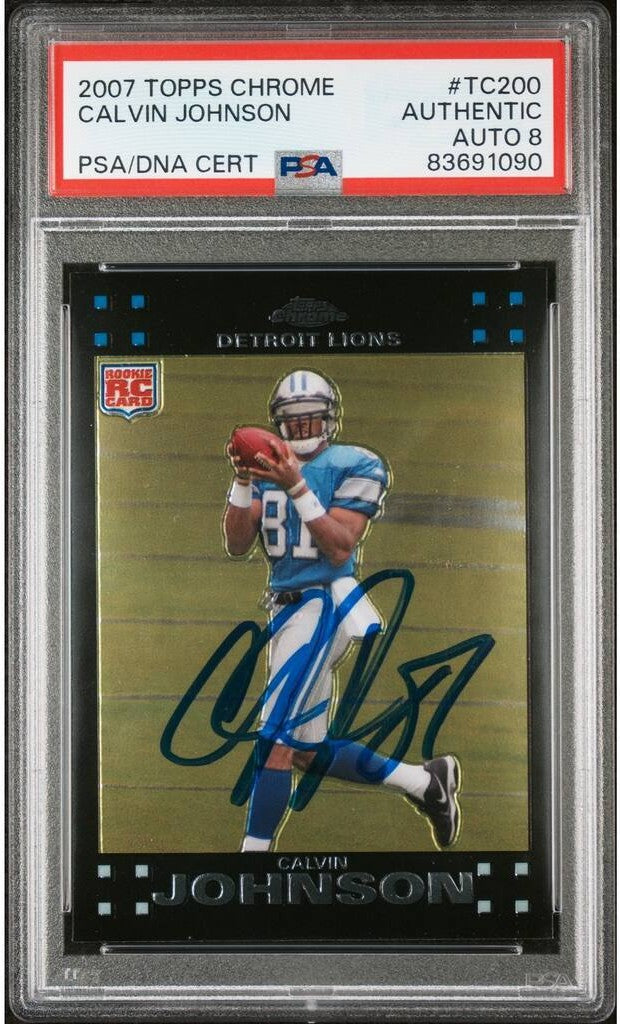 Calvin Johnson Autograph Signing-Powers Sports Memorabilia