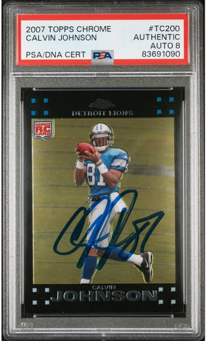 Calvin Johnson Autograph Signing-Powers Sports Memorabilia