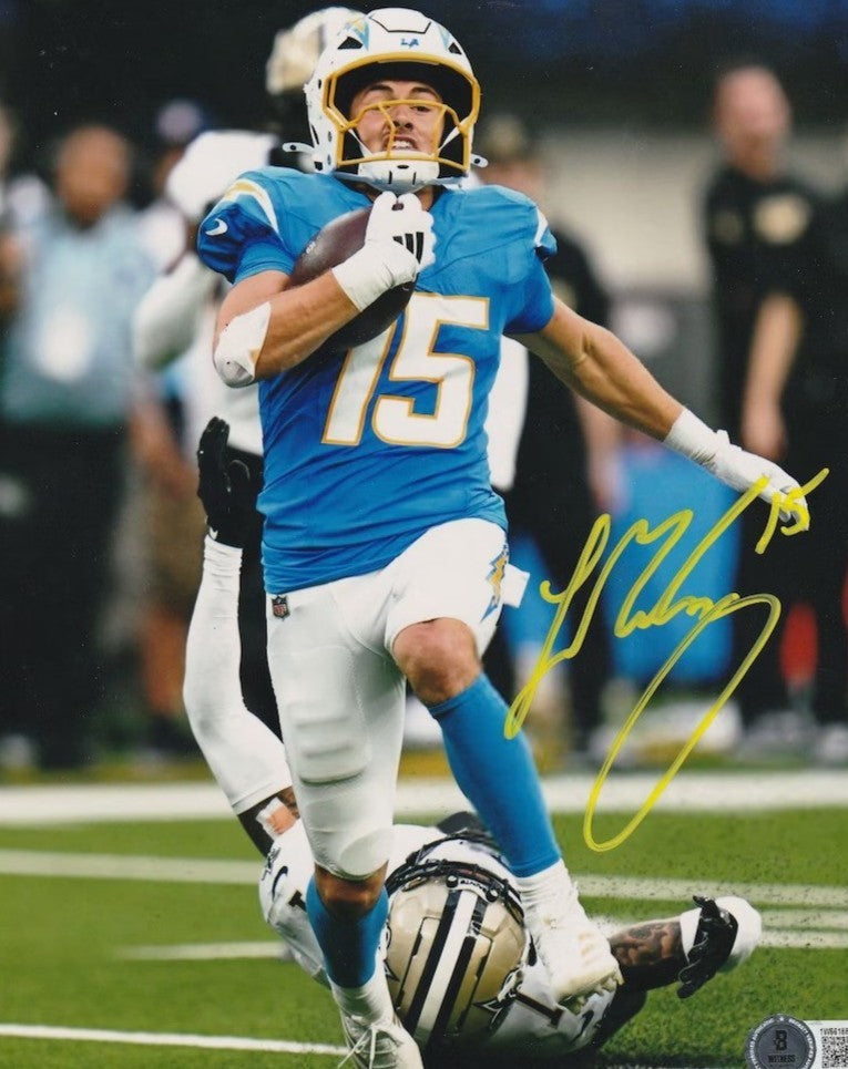 Ladd McConkey Autograph Signing-Powers Sports Memorabilia