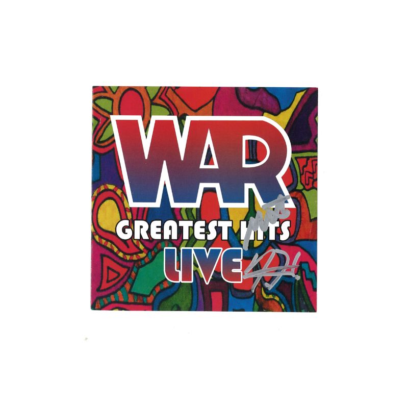 War Signed Greatest Hits CD-Powers Sports Memorabilia