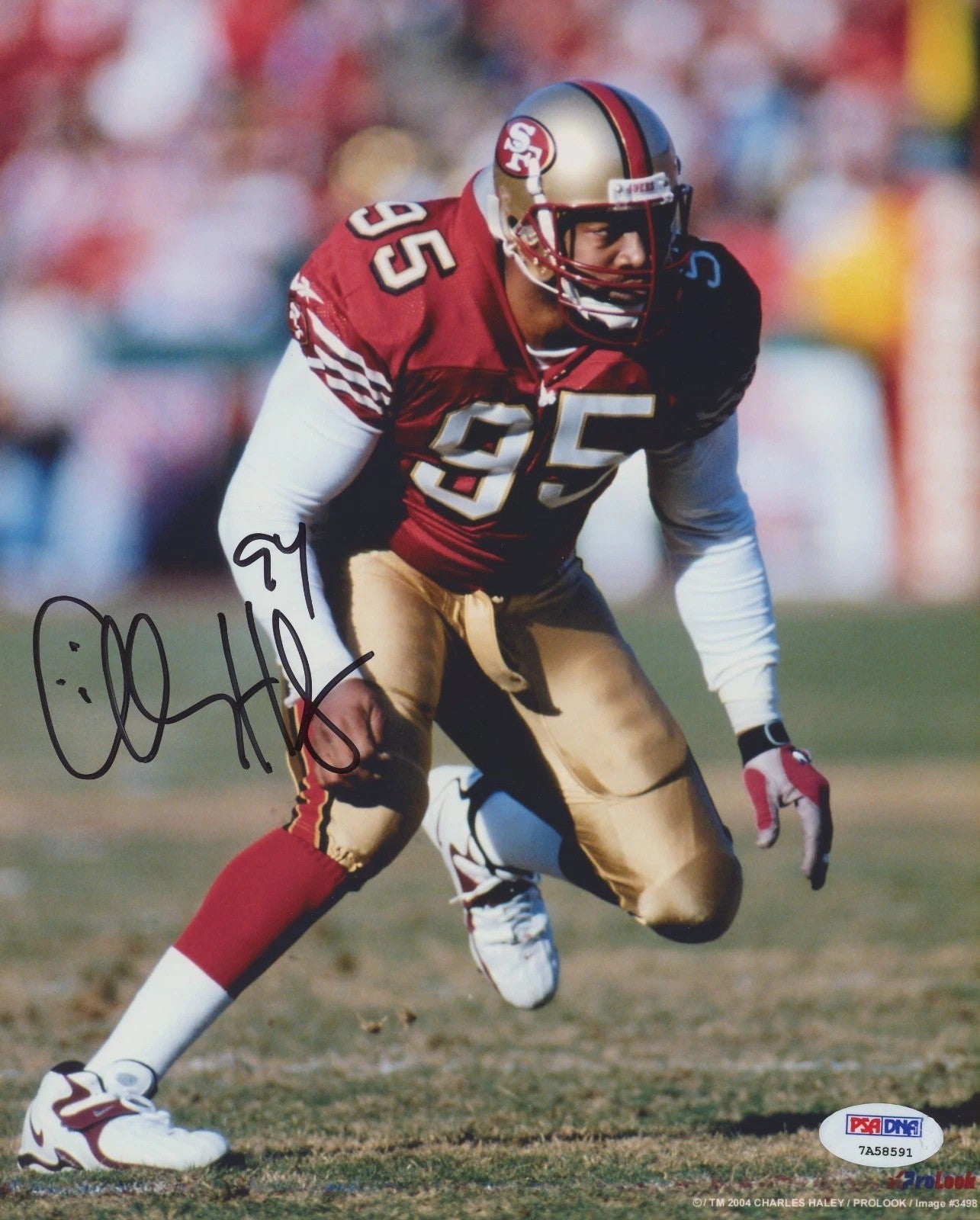 Charles Haley Autograph Signing-Powers Sports Memorabilia