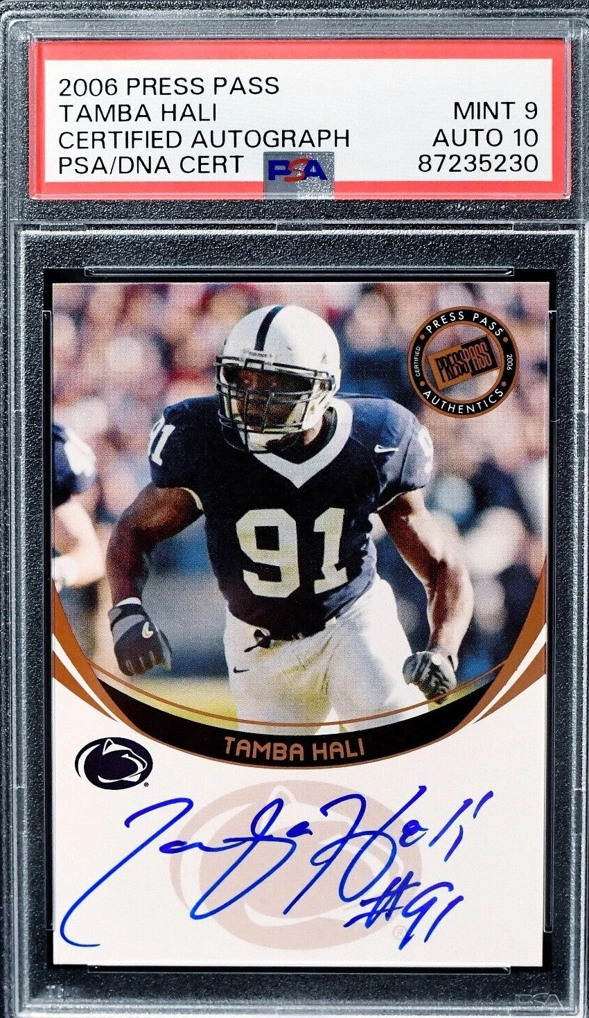Tamba Hali Autograph Signing-Powers Sports Memorabilia