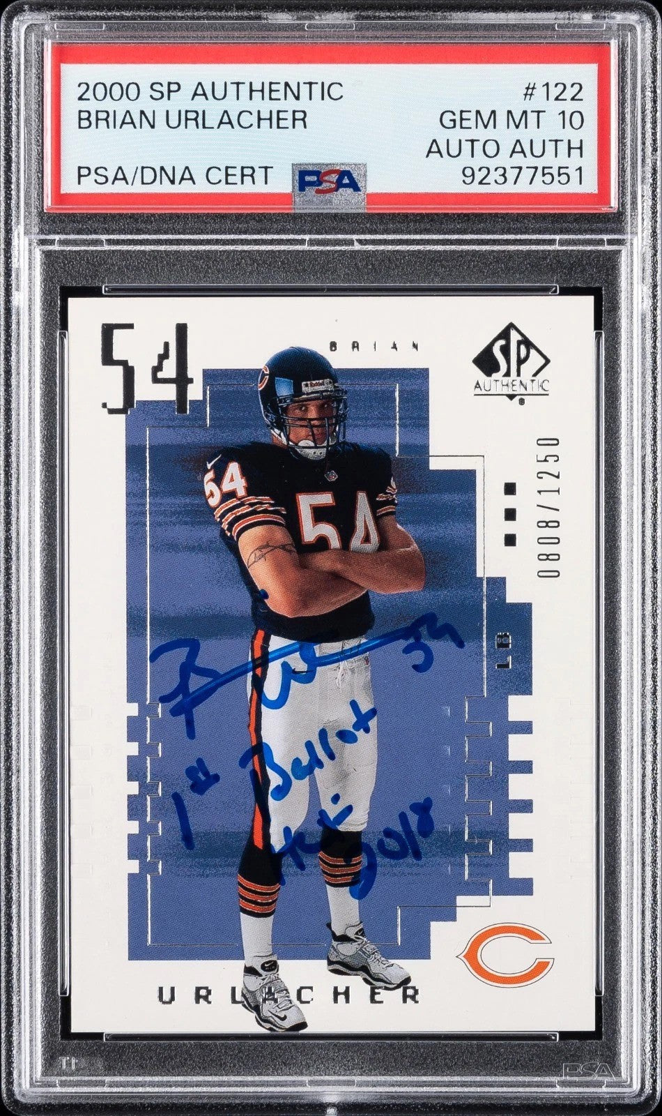 Brian Urlacher Autograph Signing-Powers Sports Memorabilia
