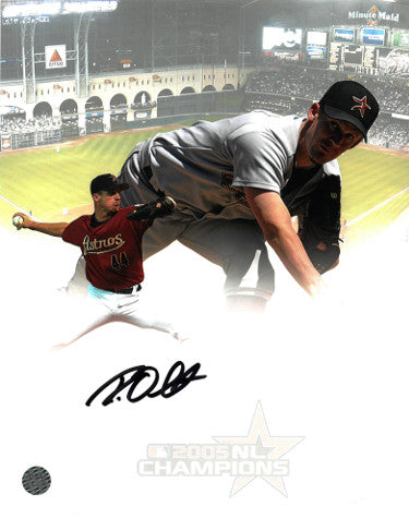 Roy Oswalt Autographed Houston Astros 8x10 Photo- AWM Hologram (2005 NL Champions) - CTBL_030005-Powers Sports Memorabilia