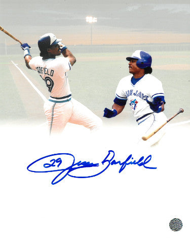 Jesse Barfield Autographed Toronto Blue Jays Collage 8x10 Photo #29- AWM Hologram-Powers Sports Memorabilia