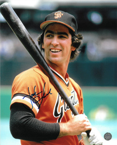 Jack Clark Autographed San Francisco Giants 8x10 Photo- AWM Hologram-Powers Sports Memorabilia