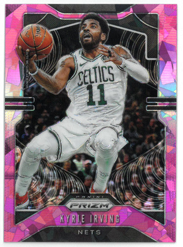 Kyrie Irving 2019-20 Panini Pink Cracked Ice Card #201 (Boston Celtics)-Powers Sports Memorabilia