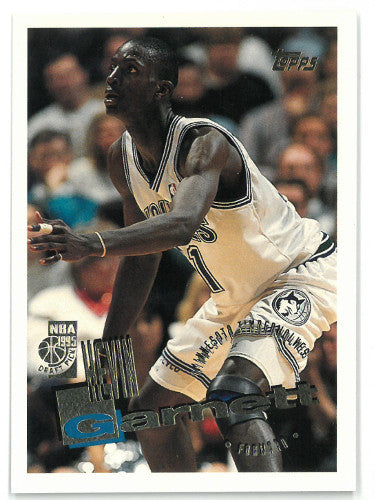 Kevin Garnett 1995-96 Topps Rookie Card (RC) #237 (Minnesota Timberwolves)-Powers Sports Memorabilia