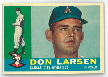 Don Larsen 1960 Topps Baseball Card #353 (Kansas City Athletics)-Powers Sports Memorabilia