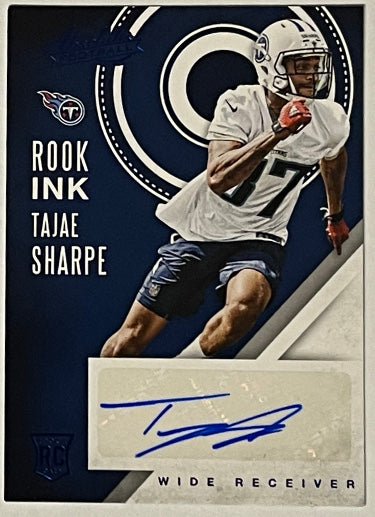 Tajae Sharpe Autographed 2016 Panini Absolute Rookie Ink Rookie Card (RC) #26 (Tennessee Titans)-Powers Sports Memorabilia