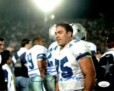 Tony Casillas Autographed Dallas Cowboys 8X10 Photo #75 2X SB Champs- JSA Witnessed-Powers Sports Memorabilia
