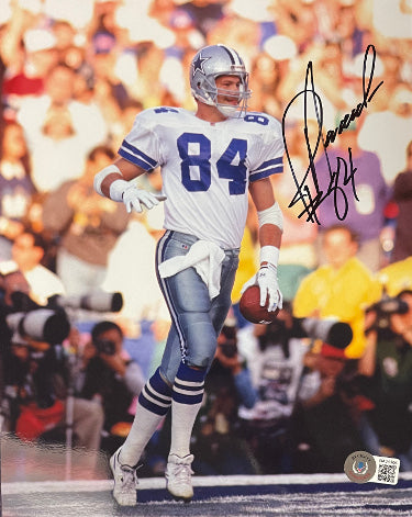 Jay Novacek Autographed Dallas Cowboys 8x10 Photo #84- Beckett Witnessed Hologram-Powers Sports Memorabilia