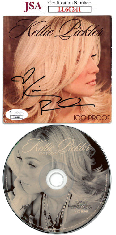 Kellie Pickler Autographed 2011 100 Proof Cover Booklet w/ CD & Case- JSA #LL60241-Powers Sports Memorabilia