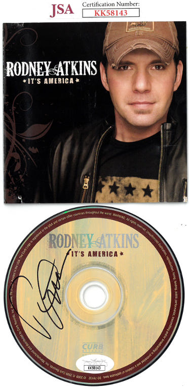 Rodney Atkins Autographed 2009 It's America Album CD w/ Booklet & Case- JSA #KK58143-Powers Sports Memorabilia