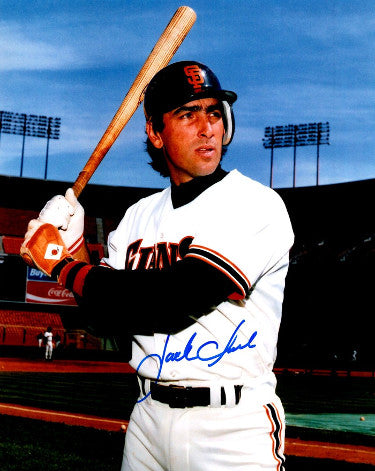 Jack Clark Autographed San Francisco Giants 8x10 Photo- AWM Hologram - CTBL_030690-Powers Sports Memorabilia