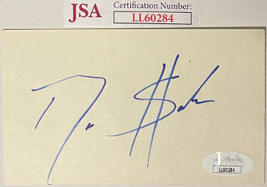 Deion Sanders Autographed 3x5 Index Card- JSA #LL60284 (Primetime/Cowboys/49ers/Yankees)-Powers Sports Memorabilia