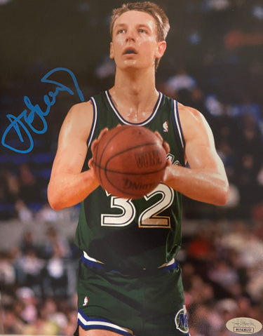 Detlef Schrempf Autographed Seattle SuperSonics 8x10 Photo- JSA Witnessed #WIT420157-Powers Sports Memorabilia