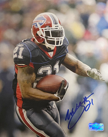 Willis McGahee Autographed Buffalo Bills 8X10 Photo #21- Radtke Hologram-Powers Sports Memorabilia